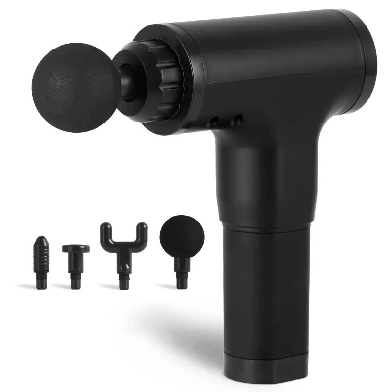

6 Speeds Mid Range Ergonomic Massage Gun - Stealth Black, 2021