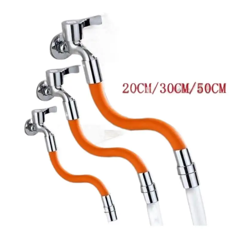 

Kitchen Faucet Extension Hose Bathroom 360° Rotation Bending Faucet Extender Wash Basin Water Saving Tap Filter Extension Tube