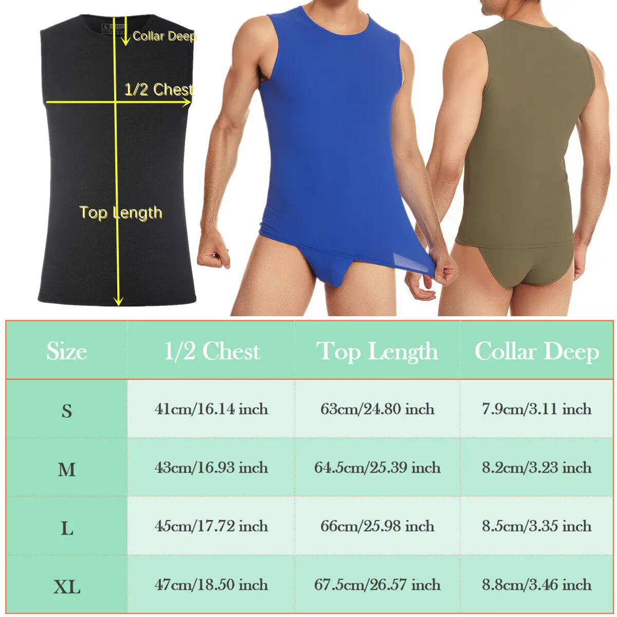 Рисунок 2 - Майка FYXLJJ Мужская для фитнеса