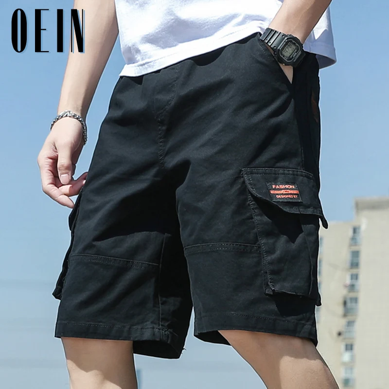 

2023 Cotton Cargo Shorts Men Summer Fashion Shorts Multi-Pockets Bermudas Male Brand Casual Clothing Streetwear Plus Size Shorts