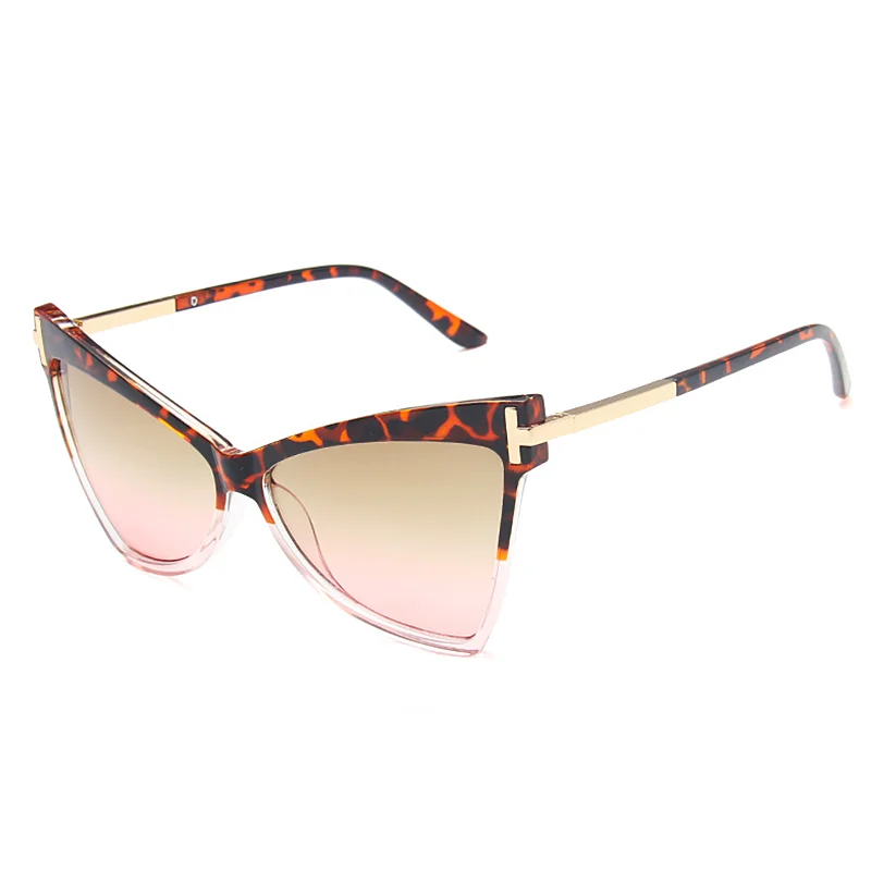 

Sexy Cat Eye Triangle Sunglasses Gradient Lenses Frames Oversized Men Women UV Protection Eyeglasses