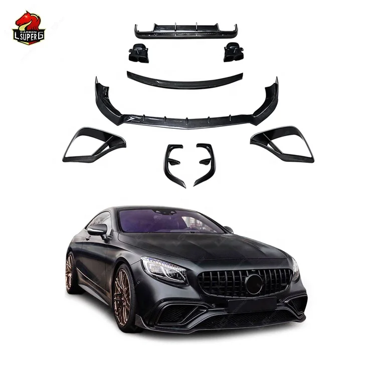 Автомобильный спойлер с диффузором S-klассе купле W217 B-стиль Carbon-karosseries для Mercedes Benz