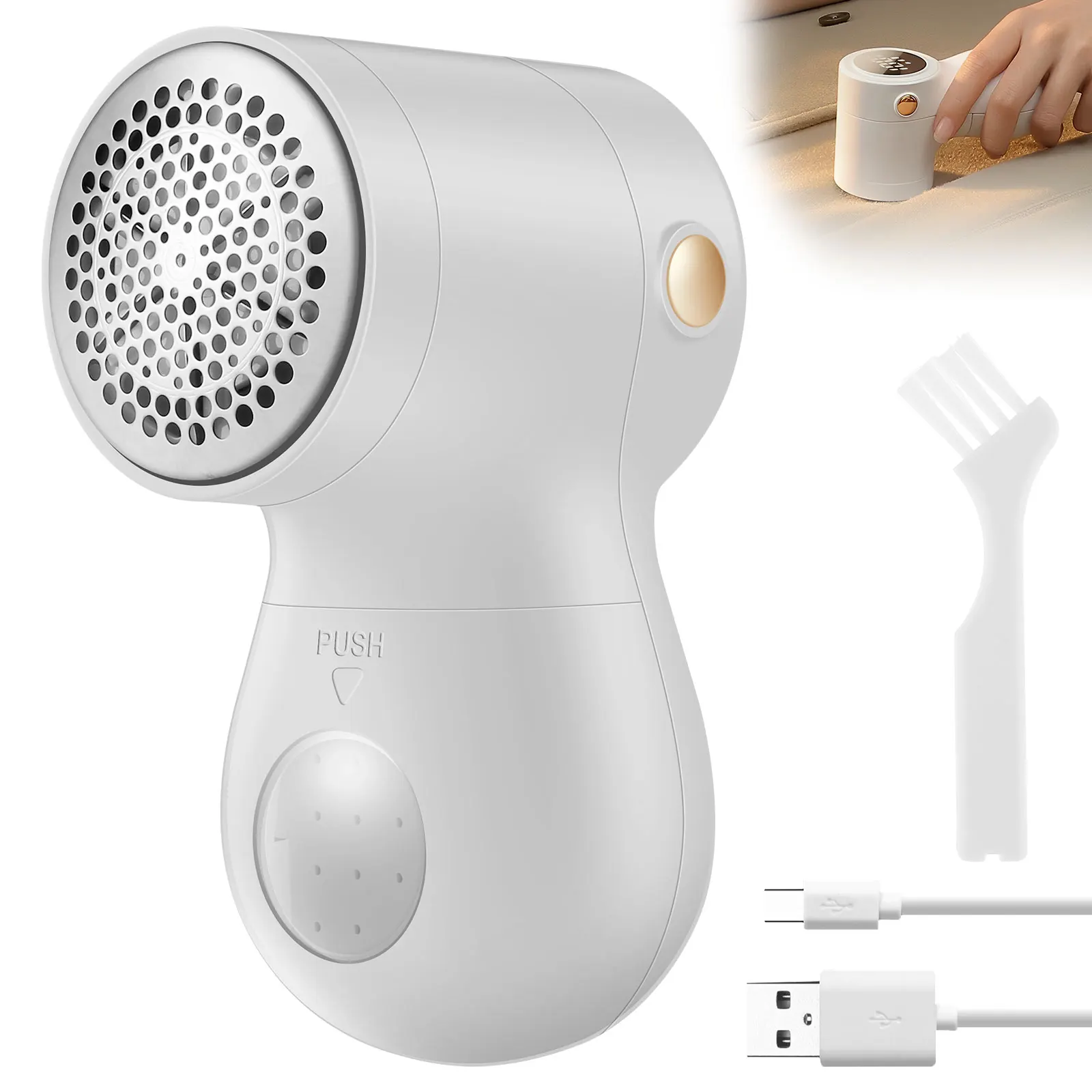 

Электробритва для ткани, бритва из нержавеющей стали с 6 лезвиями, портативная Бритва для свитера