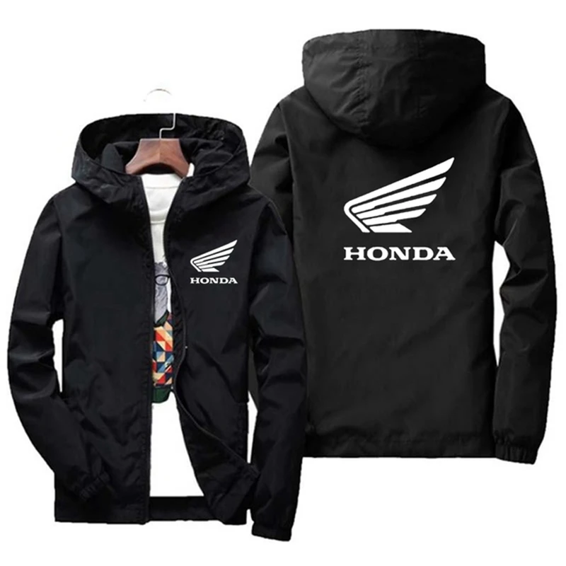 

Honda Wing car logo 2023 on sale for summer new raincoat for men and women waterproof sunscreen UV-proof trench coat pockets