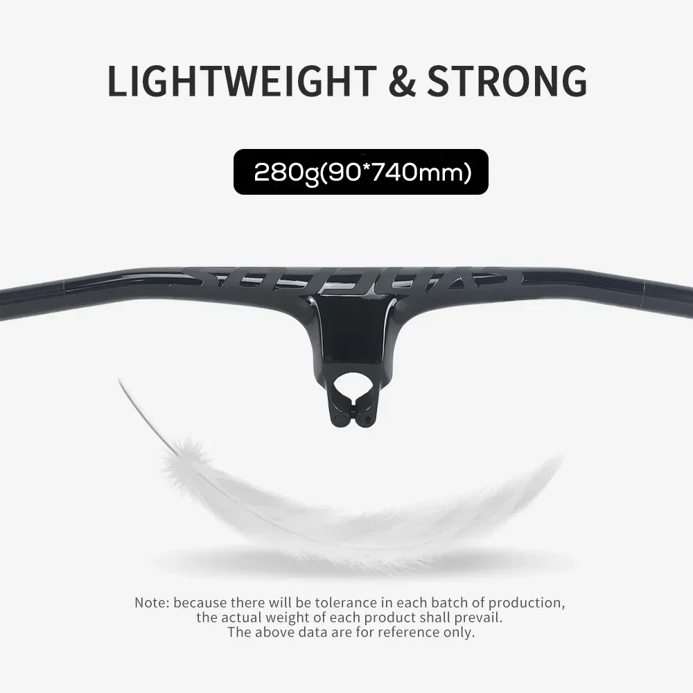 Полуматовый полуглянцевый Интегрированный руль из углеродного волокна с