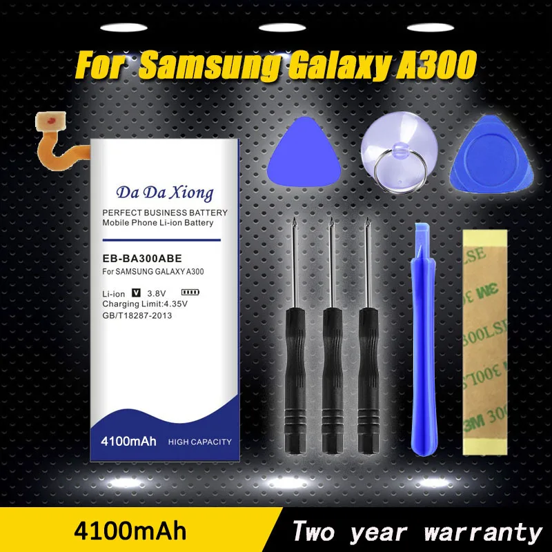 Аккумулятор для телефона Samsung Galaxy A3 A300 A3000 A300X A300H A300F, 4100 мАч