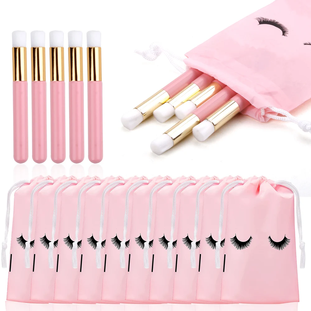 

10 шт., пакеты для ухода за ресницами, 5 шт.