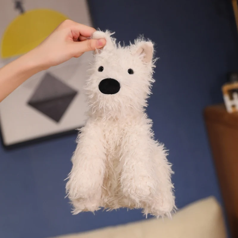 Kawaii Western Highland собака плюшевые куклы сидящая лиса мягкие игрушки милые украшение