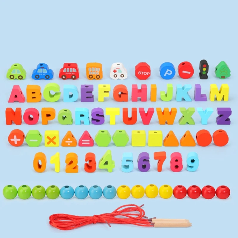 

Деревянная игрушка-нитка для детей 1 года