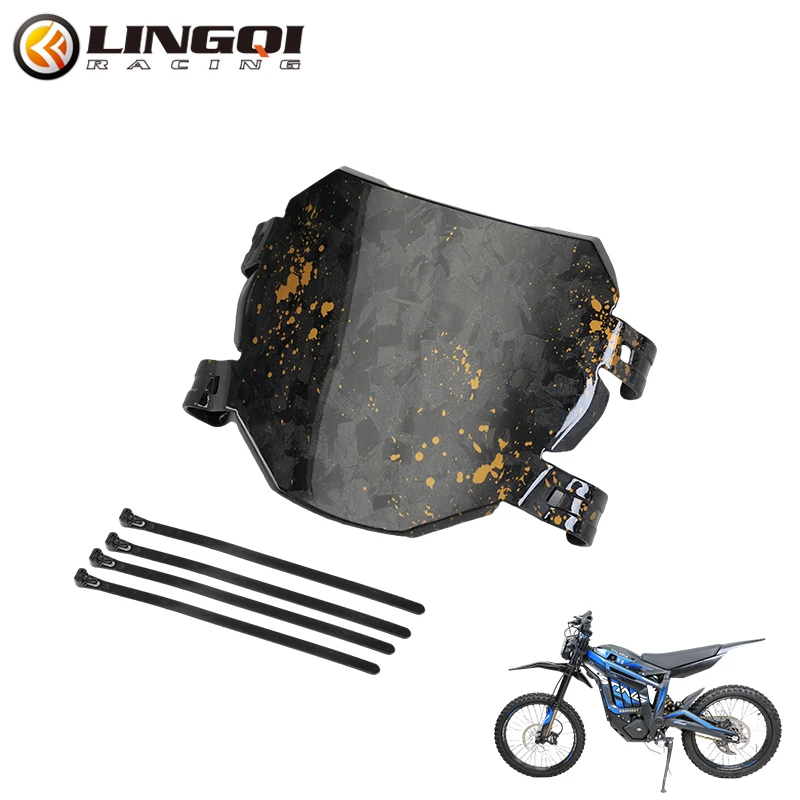 

LINGQI электрический грязевой питбайк, передний номерной знак, пластиковая доска, крышка, панель, брызговик для модификации TALARIA Light Bee X S