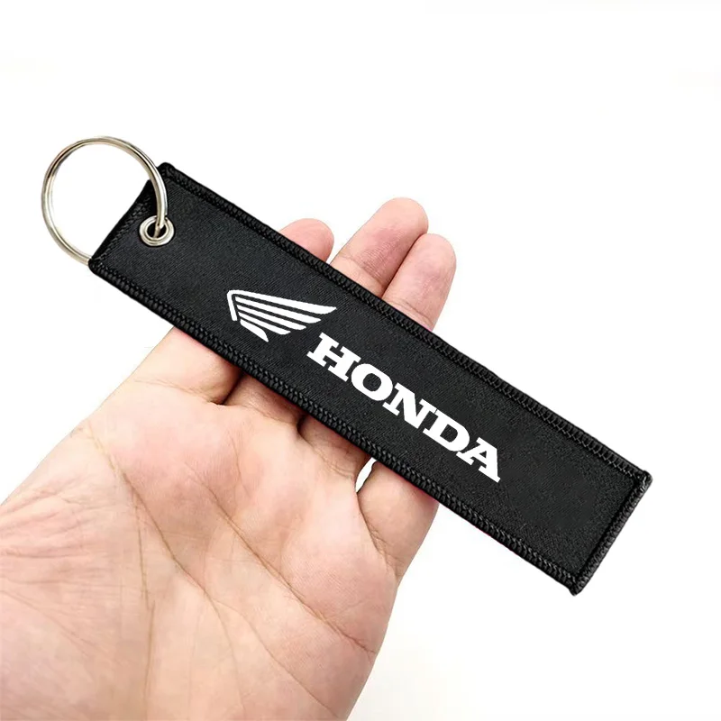 Фото Кожаный брелок с логотипом мотоцикла, рекламный подарок с брелоком для Honda Cb400 Cb650 NSS350 CM300 CB500 CB650R CB190, аксессуары №4