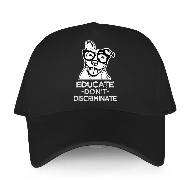 

Men's Fashion cotton printed Hat brand original Cap EDUCATE DON'T DISCRIMINATE Unisex Breathable Baseball cap Boyfriend hats
