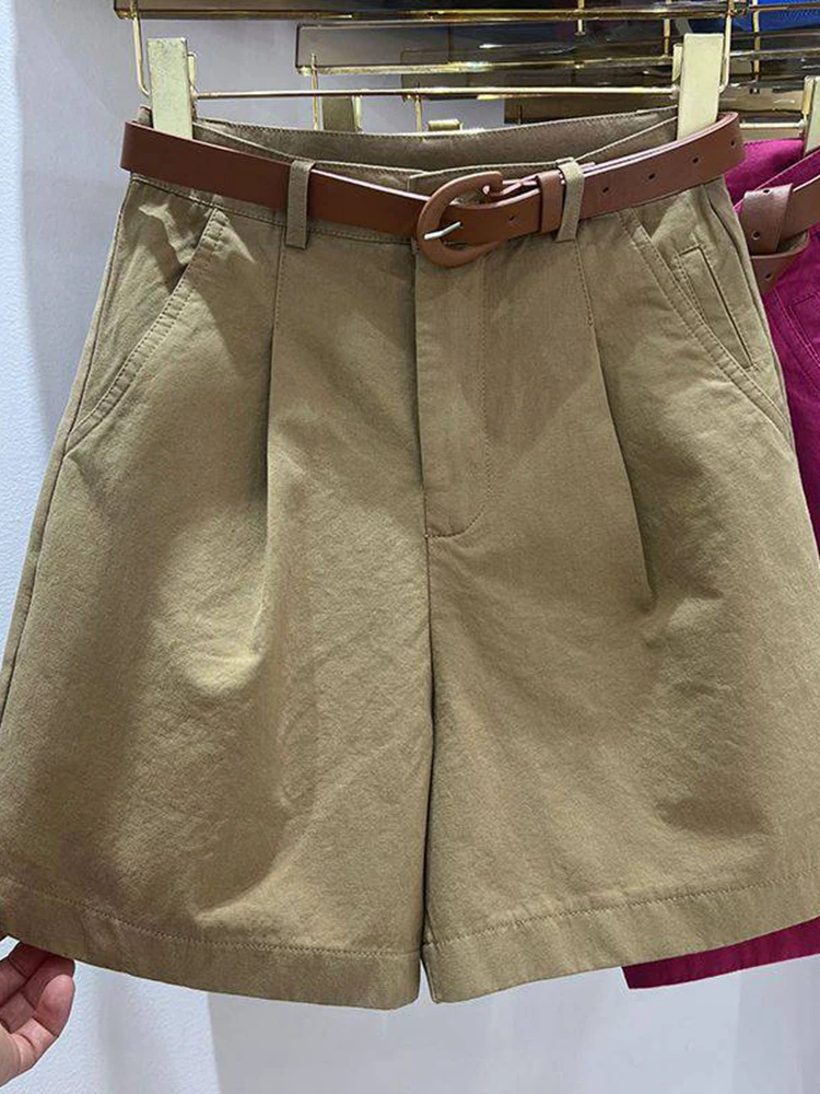 Женские джинсовые шорты с завышенной талией