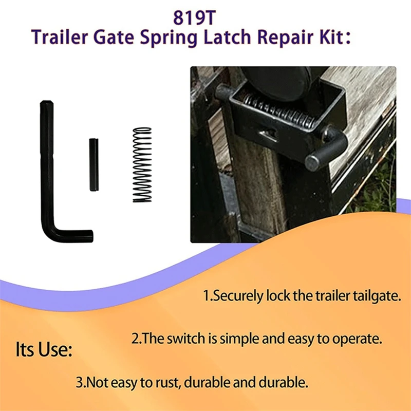 2 упаковки металлические Сменные защелки для ручных хозяйственных прицепов