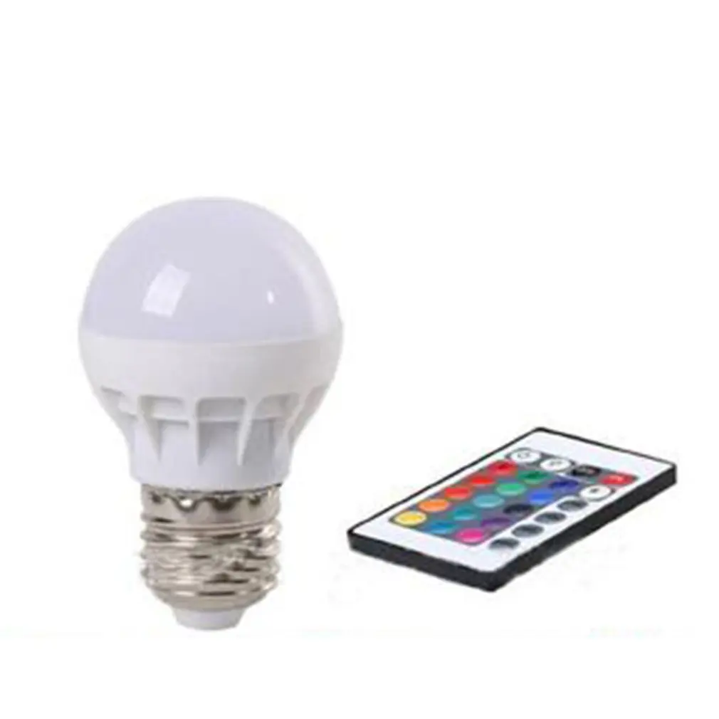 

Colorful Led Bulb Lamp Rgb E27 Creative Control Smart Light Remote Control Color Changing Light Bulb