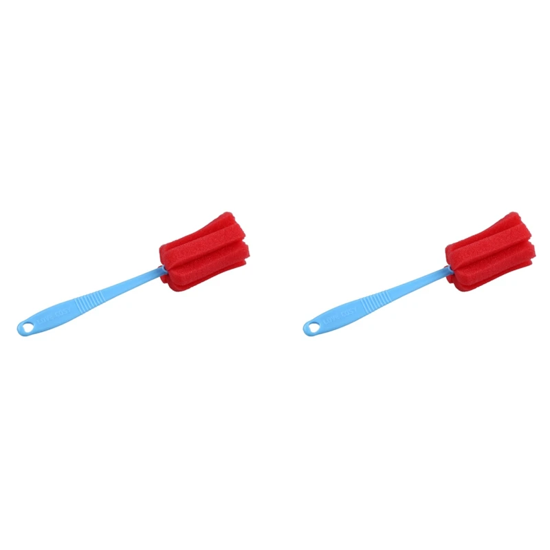 

2X Sponge Cup Brush Cleaning Glass Milk Bottle Coffe Tea Brush