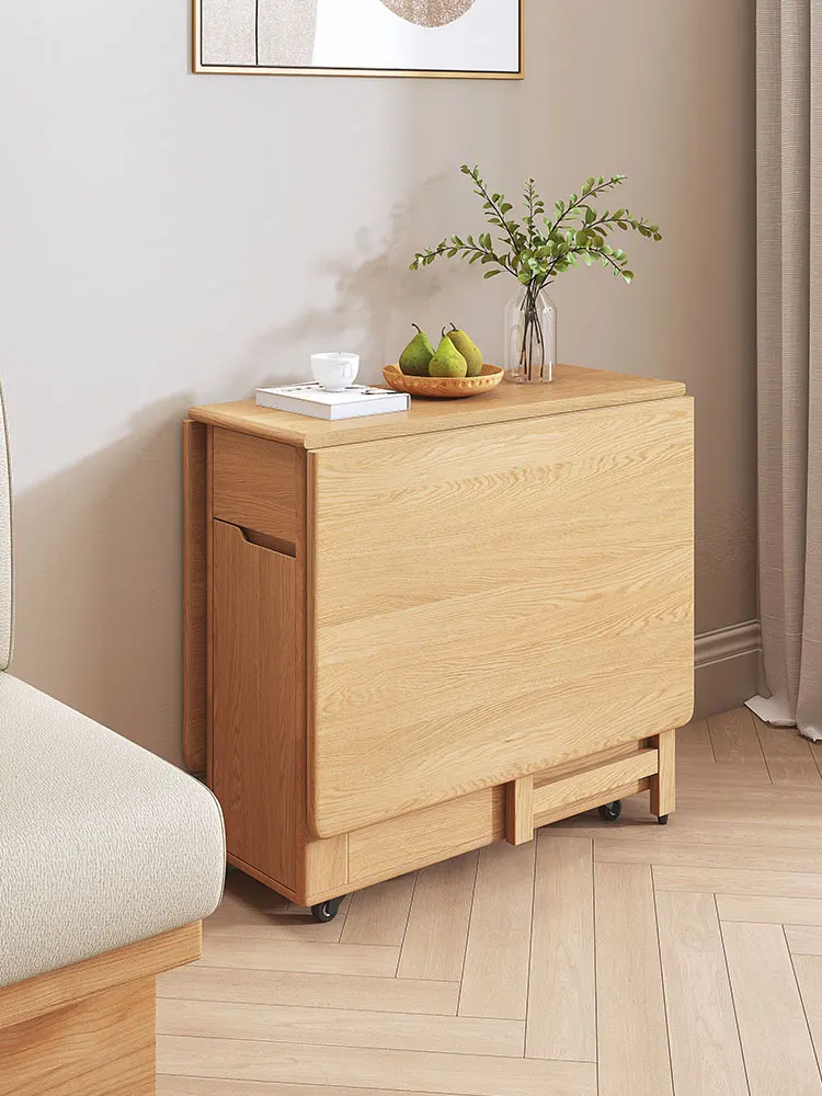 Складной обеденный стол и стул из массива дерева Shiguang wabi-sandy wind