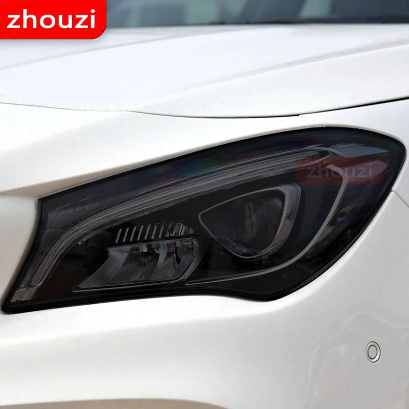 For Mercedes Benz CLA Class C117 X117 W117 C118 X118 AMG CLA45 35 Car Headlight Tint Black Protective Film Taillight TPU Sticker For Mercedes Benz CLA Class C117 X117 W117 C118 X118 AMG CLA45 35 Car Headlight Tint Black Protective Film Taillight TPU Sticker