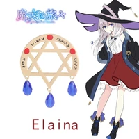 anime wandering witch the journey 0f elaina pins metal badge button brooch for women costume souvenir cosplay jewelry gifts
