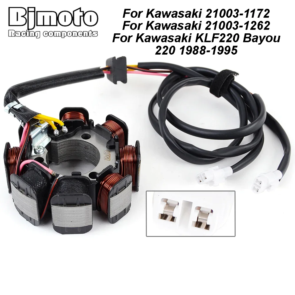 

Motorcycle Stator Coil For Kawasaki KLF220 Bayou 220 1988 1989 1990 1991 1992 1993 1994 1995 21003-1172 21003-1262