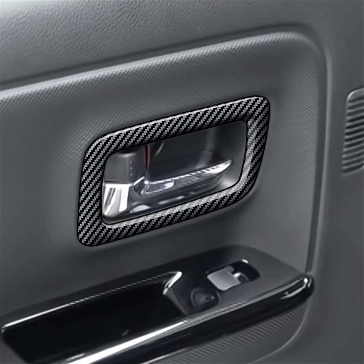 Автомобильная внутренняя дверная ручка из углеродного волокна крышка для Suzuki