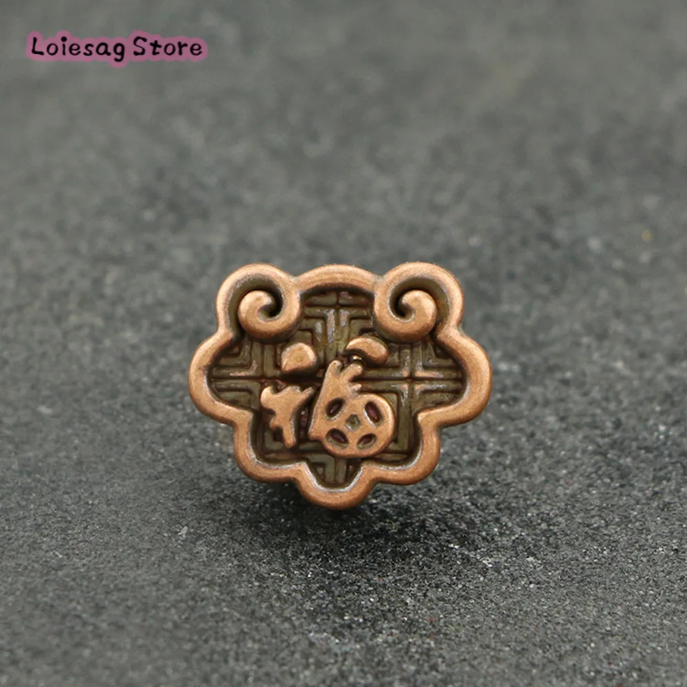 Браслет из красной веревки с замком на удачу фиолетовой меди