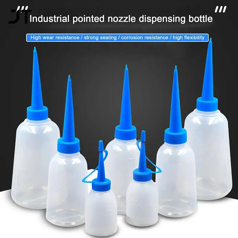 30/100ml Thickened Plastic Bottle Glue Oil Bottle Tip Oiler Water Bottle For Oil Outlet Needle Tip Applicator Precision Bottle
