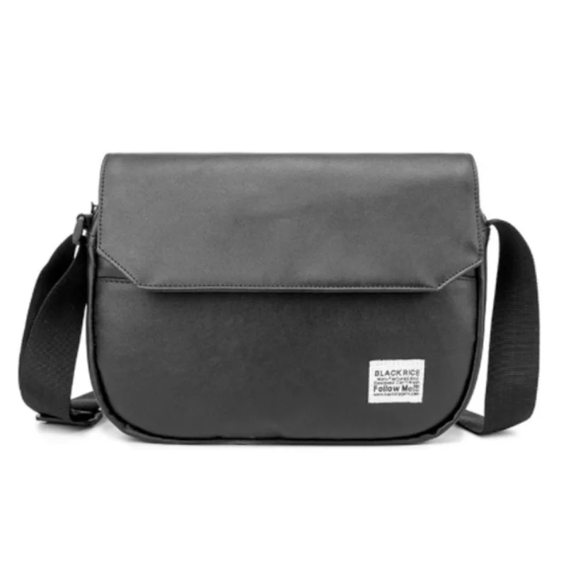 Men's Casual Shoulder Bags Retro Style Messenger Bag PU Leather Crossbody Bags Japanese Tooling Minimalist Shoulder Bags for Men