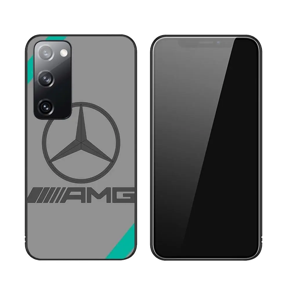 Mercedes Benz Car Phone Case for Samsung Galaxy S23 S21 S10 S30 S20 S22 S8 S9 S30 Pro Plus Ultra Fe Design New Black Phone Cover
