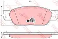 

GDB1401 for brake pad ON JAGUAR S-TYPE II (X200) 0207 XJ (X358) XJ (X358)