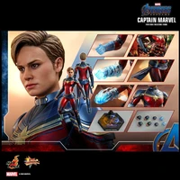 hot toys movie masterpiece avengers end game captain marvel 16 scale figure blue mm575 collectible action figure toys