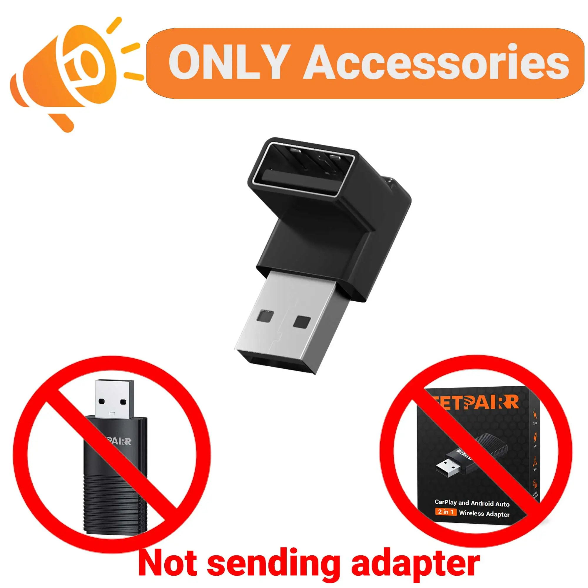 

GetPairr 2 в 1, мини-беспроводной адаптер CarPlay Android Auto, автозапчасти, Bluetooth USB-ключ для iPhone, Samsung Google Phone