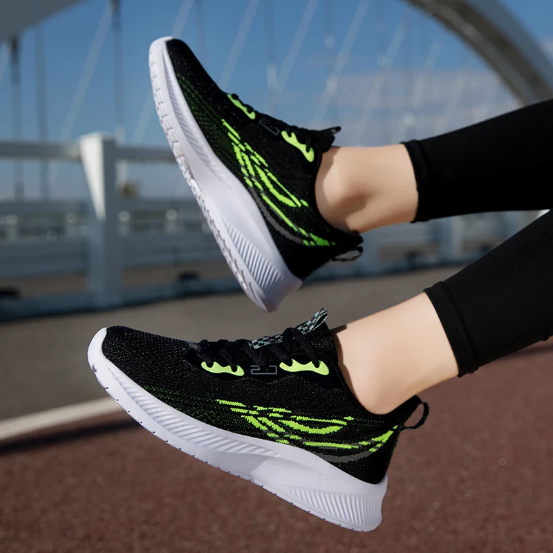 2023 Women's Running Shoes Outdoor Breathable Women's Running Shoes Fitness Color Walking Sports Shoes Women
