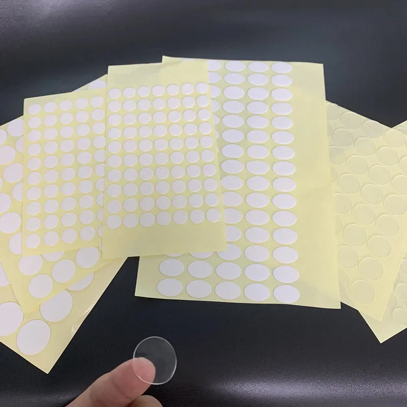 Прочная клейкая лента для фотографий белые прозрачные Круглые двухсторонние