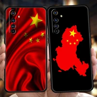 chinese national flag soft phone case for oppo a12 a16 a74 a76 find x5 pro a54 a53 a52 a15 reno 6 7 se z a9 2020 pro 5g cover