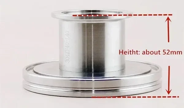 SS304 ISO63 к KF16 KF25 KF40 KF50 фланец вакуумный конический редуктор адаптер зажим