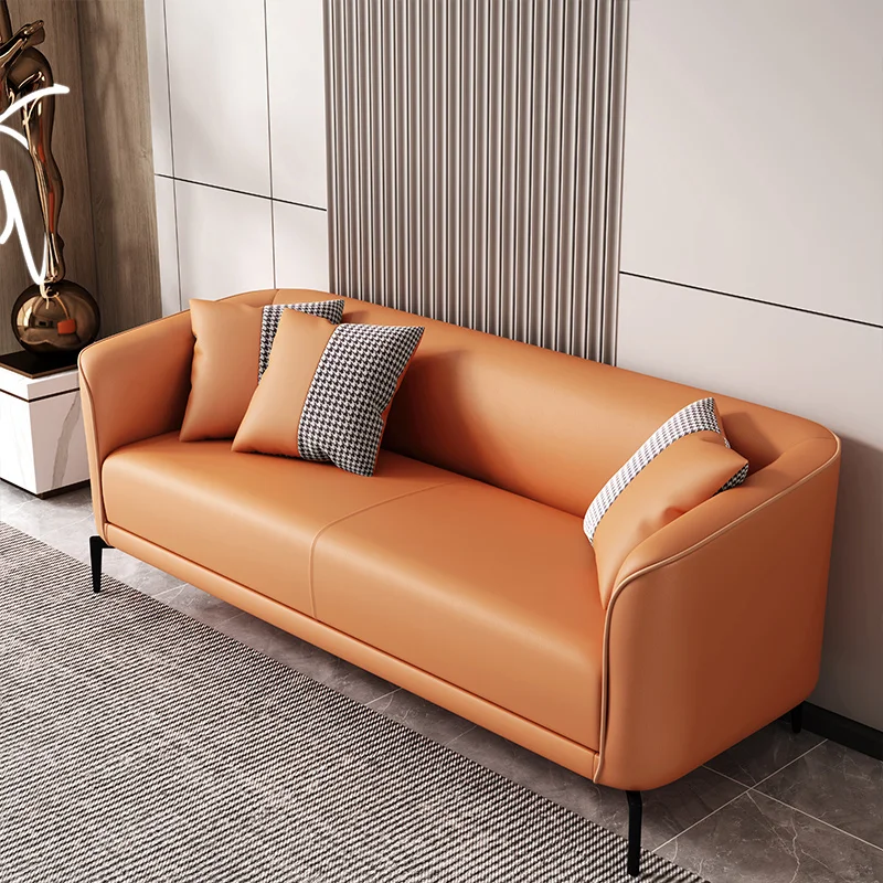 

Lounge Armchair Lazy Sofa Massage Corner Recliner Nordic Leather Armchair Floor Meubles De Salon Living Room Furniture LSL5XP