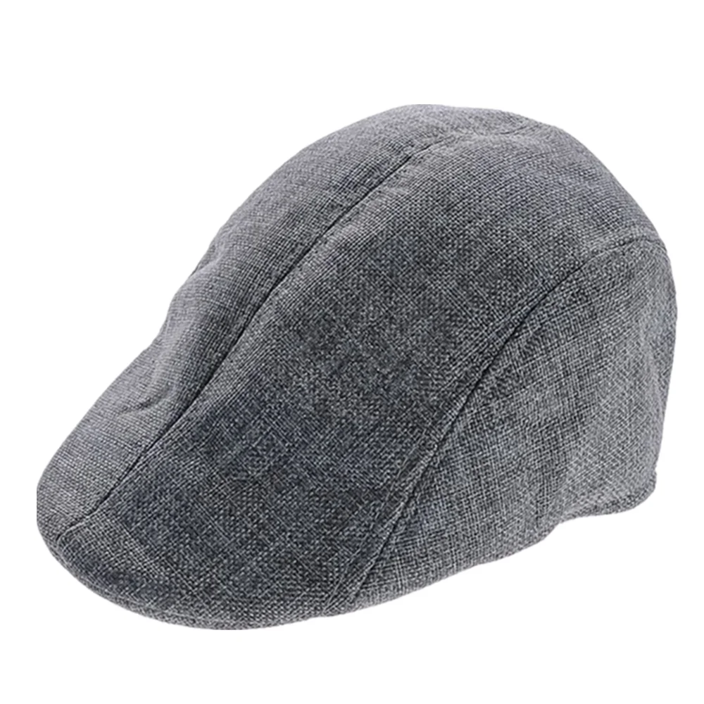 

Hat Spring Summer New Comfortable Breathable Linen Cotton Peaked Beret Wholesale