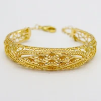 dubai sweet diamond personality bracelet jewelry gold ethiopia bracelet shiny for african arab women wedding gift
