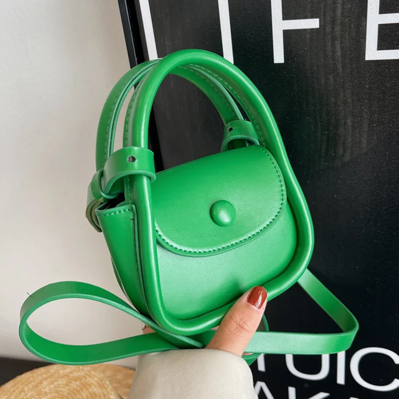 

Однотонная мини-сумка-тоут, новинка 2022, Высококачественная женская дизайнерская сумка из искусственной кожи, роскошная брендовая сумка-мес...