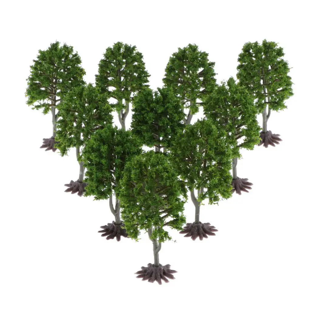 

10pcs. H0 Landscape Model Tree Railway Model Plants Trees : 100