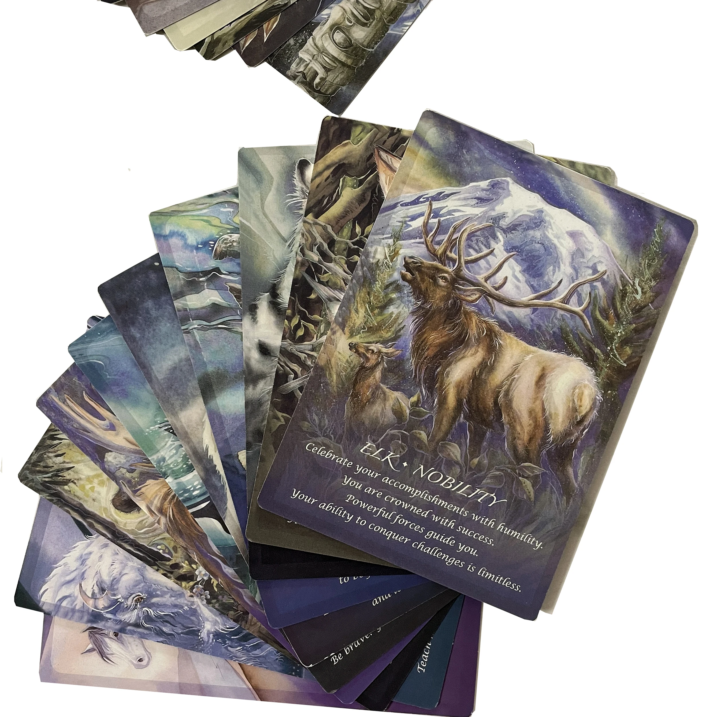 Spirit of the Animal Oracle deck with Instructions booklet for beginners , Unique tarot deck for beginners , Full tarot deck
