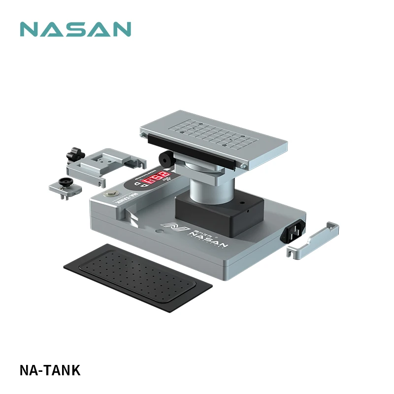 

NASAN NA-TANK LCD Separator 360° Rotation Universal Separating Machine for iPhone/Samsung Flat And Curved Screen Removal Tool