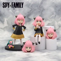 16cm spy%c3%97family anime anya forger pvc figure cute face changeable collection doll decorations model toy christmas gifts