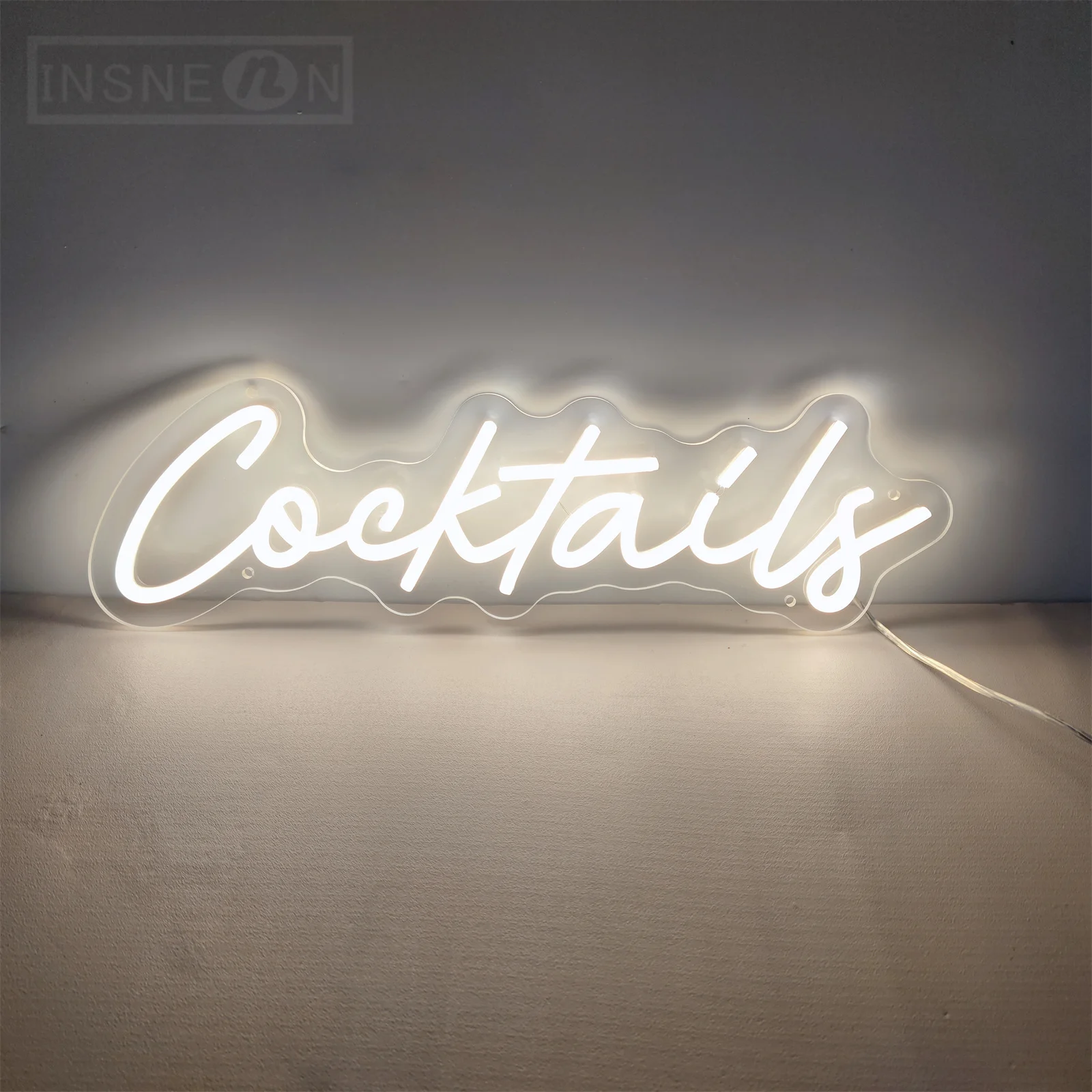 

Cocktails LED Neon Sign for Bar Party Wedding Birthday Club Store Deco Business Sale Advertising Aesthetic Decoration Neon Signs
