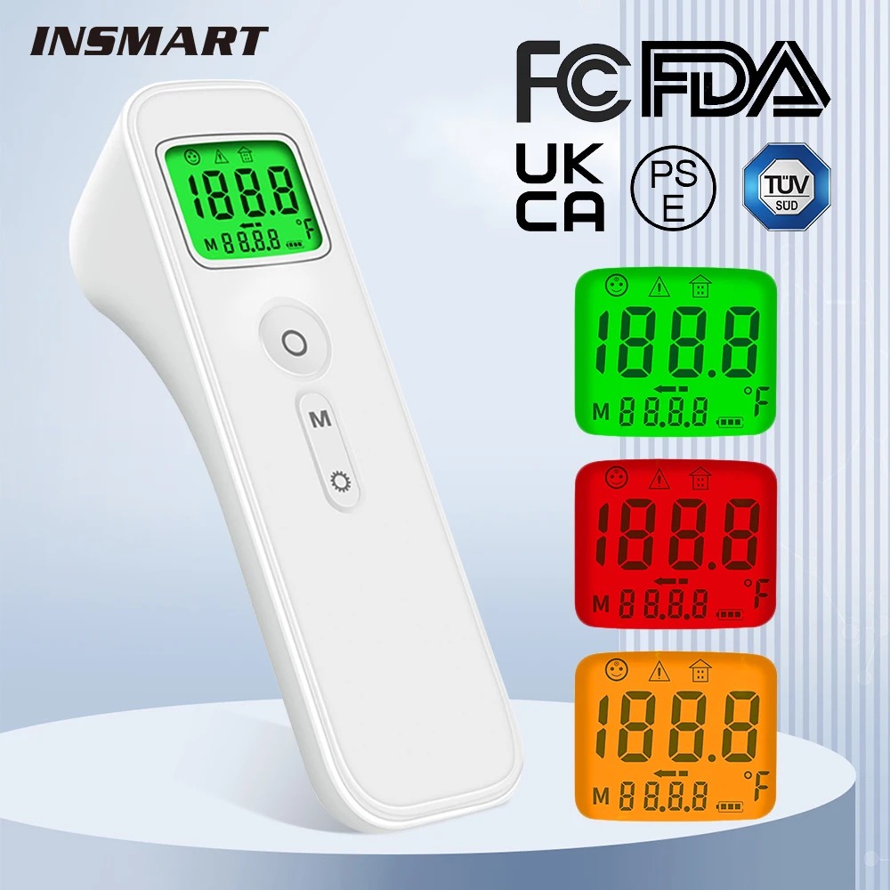 

INSMART Baby Fever Non-contact thermometer LCD Digital Infrared Forehead Clinical Electronic Medical Temperature Meter Adult