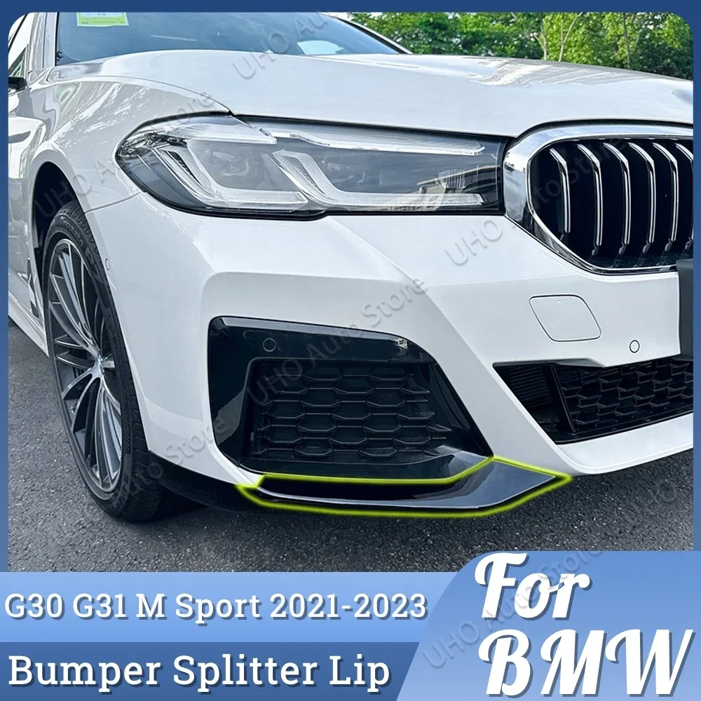 Для BMW 5 серии G30 G31 G38 LCI автомобильный передний бампер разделитель губ воздушный