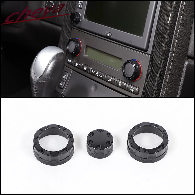 

3 шт., защитные кольца-наклейки для кондиционера автомобиля Chevrolet Corvette C6 2007-13