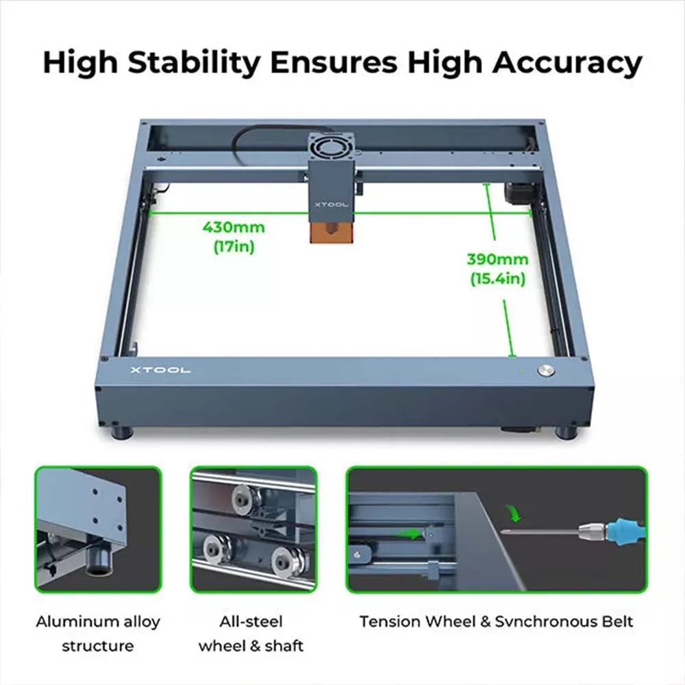Ultrarayc xTool D1 Pro 10W/20W DIY Laser Engraving & Cutting Machine Higher Accuracy Diode Mopa Laser Marking Machine enlarge