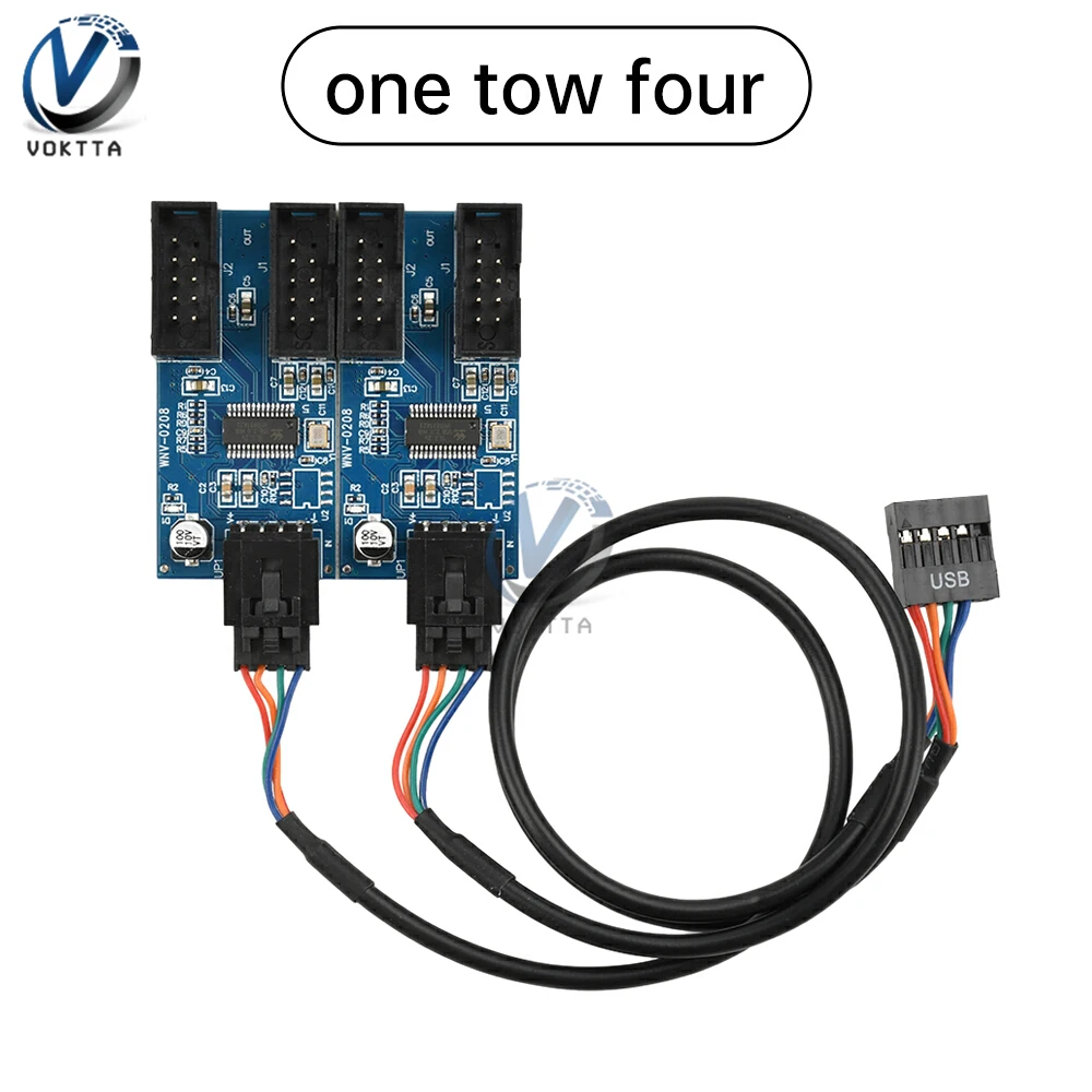

Voktta 9-контактный USB-разветвитель 2.0